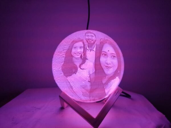 Custom 3D Photo Moon Lamp
